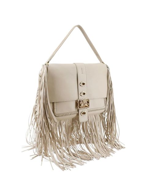 Burberry Rider fringe whipstitch shoulder bag - Neutrals