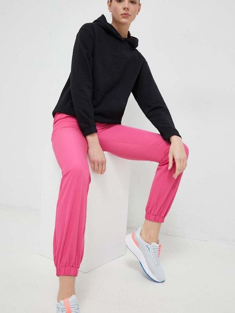 Fila spodnie treningowe Rochefaort kolor różowy gładkie - zdjęcie produktu nr 1