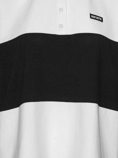 ROTATE BIRGER CHRISTENSEN organic cotton-blend polo top - White