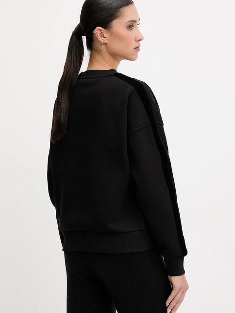 Guess bluza AELIA damska kolor czarny gładka V5BQ10 KB681