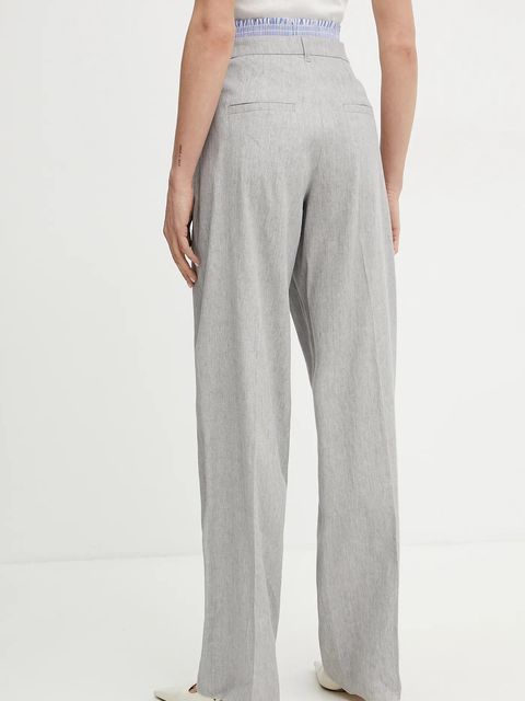 Marella spodnie lniane AUTOCAR