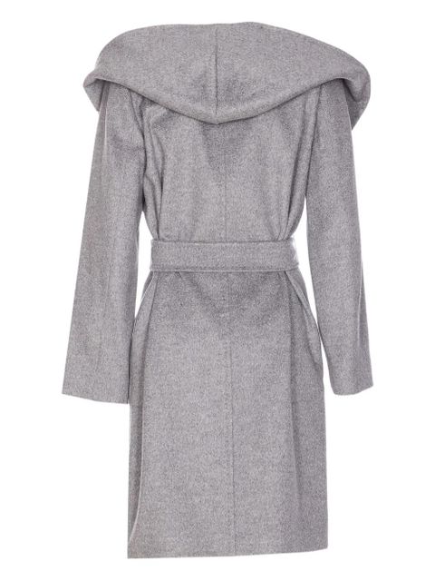 Max Mara hooded belted coat - Grey - zdjęcie produktu nr 2