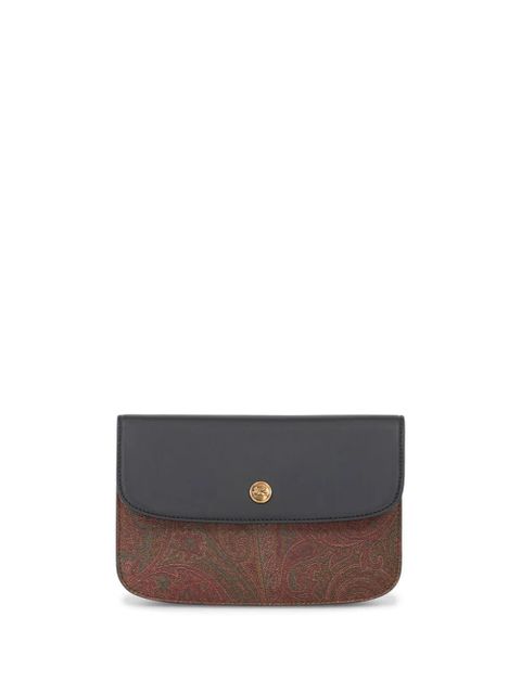 ETRO paisley-print leather wallet - Brown - zdjęcie produktu nr 1