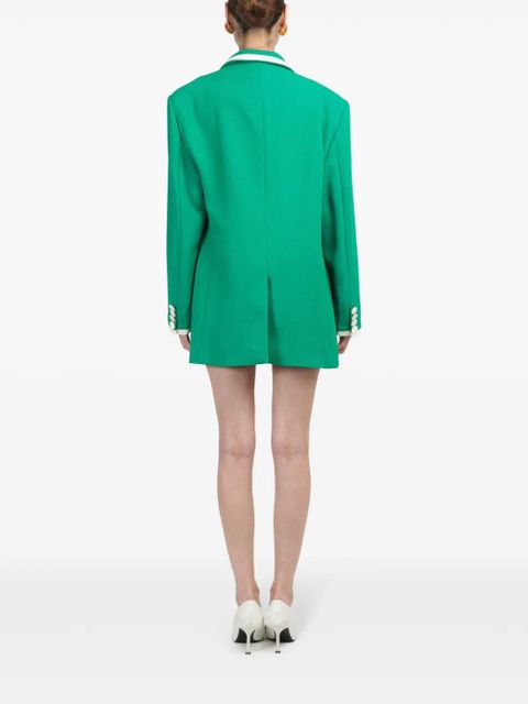 Rowen Rose wool oversized blazer - Green