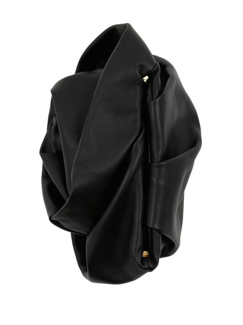 Burberry slouch-body leather clutch bag - Black