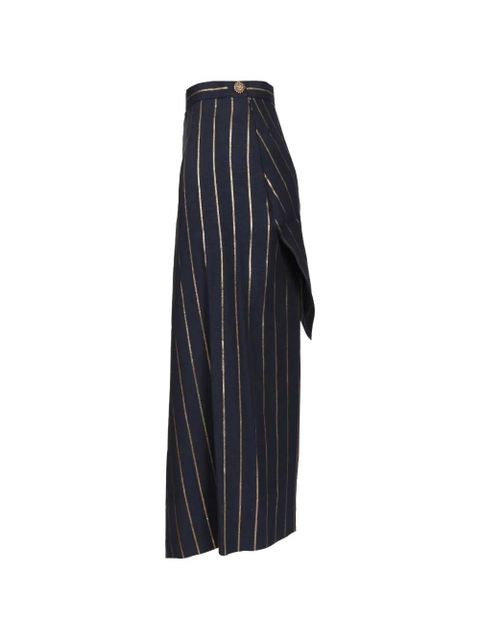Vivienne Westwood striped button skirt - Blue