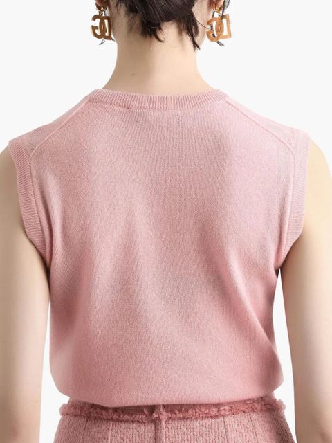 Dolce & Gabbana DNA cashmere vest - Pink