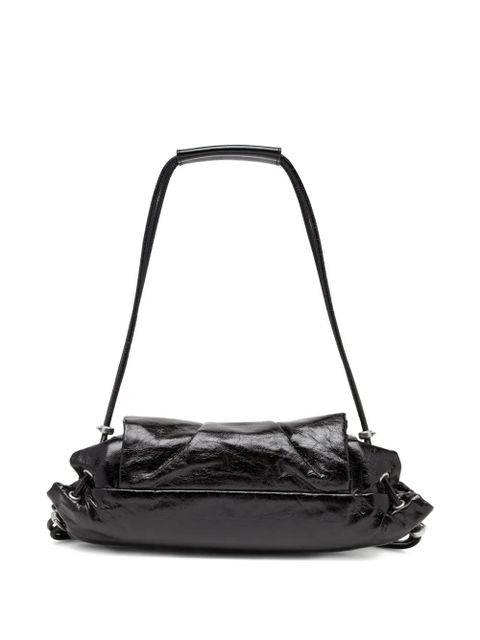 Diesel small Scrunch-D shoulder bag - Black - zdjęcie produktu nr 2