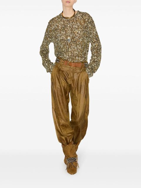 ISABEL MARANT Zakane T-shirt - Brown