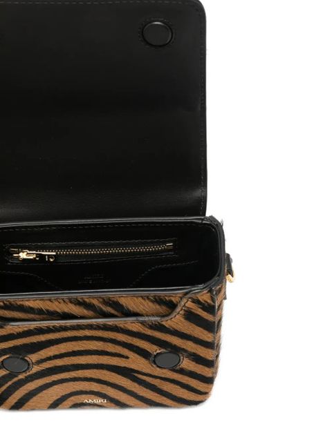 AMIRI micro MA Zebra tote bag - Brown