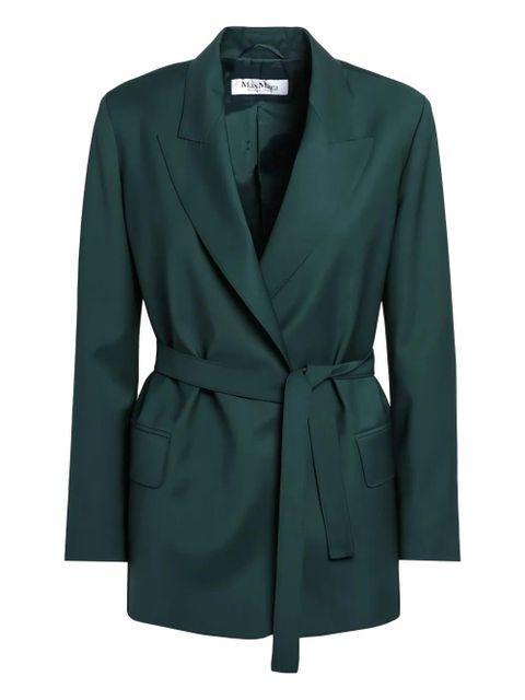 Max Mara belted blazer - Green - zdjęcie produktu nr 1