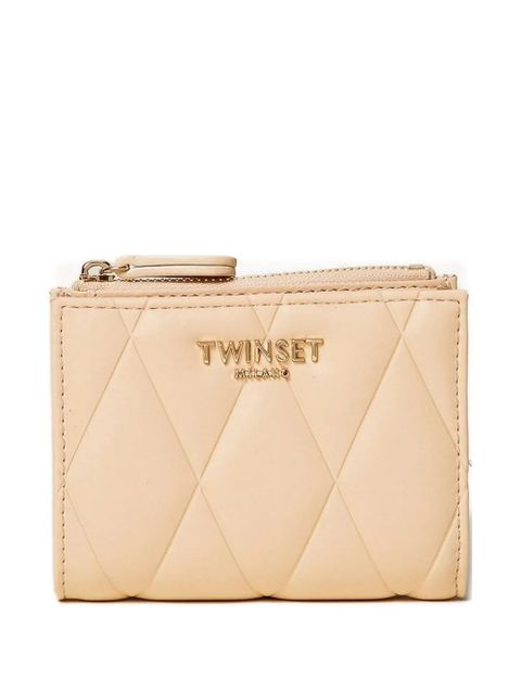 TWINSET bi-fold quilted wallet - Pink - zdjęcie produktu nr 1