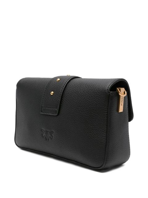 PINKO mini Love flap shoulder bag - Black