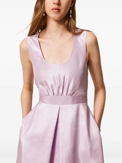 TWINSET sleeveless maxi dress - Purple