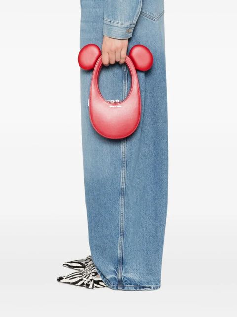 Coperni x Disney Swipe leather tote bag - Red - zdjęcie produktu nr 2
