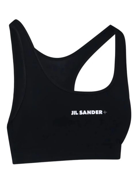 Jil Sander racer-back logo top - Black - zdjęcie produktu nr 2