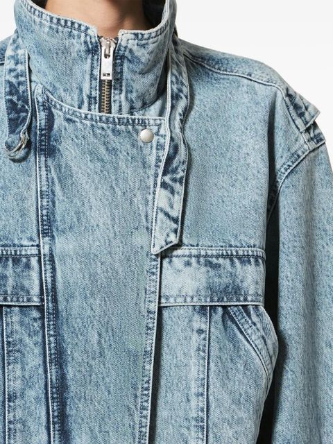 MARANT ÉTOILE Joseline zipped jacket - Blue
