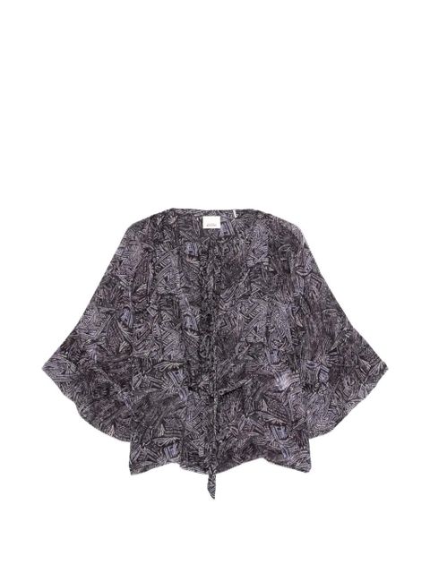 ISABEL MARANT Tekia blouse - Black - zdjęcie produktu nr 1