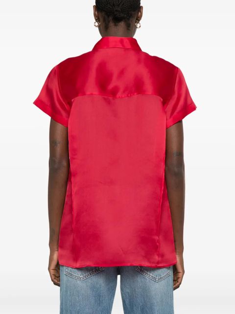 KHAITE Keefe blouse - Red