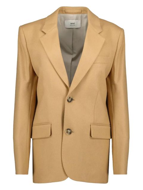 AMI Paris single breasted wool blazer - Neutrals - zdjęcie produktu nr 1