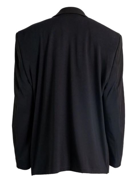 Balenciaga padded-shoulder blazer - Black - zdjęcie produktu nr 2
