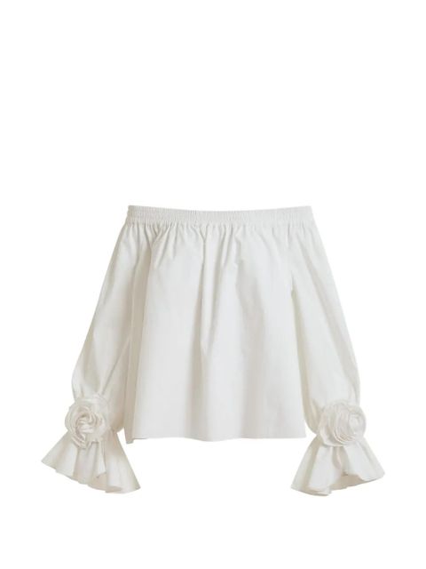 Essentiel Antwerp rosette-embellished blouse - White - zdjęcie produktu nr 1