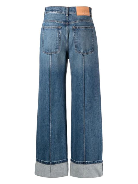 Ulla Johnson The Genevieve high-rise wide-leg jeans - Blue - zdjęcie produktu nr 2