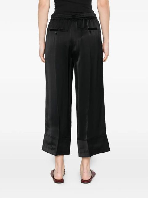 TOTEME drawstring trousers - Black