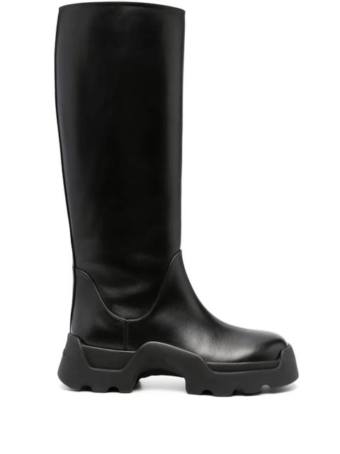 Proenza Schouler leather knee-high boots - Black - zdjęcie produktu nr 1