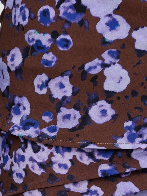 Patrizia Pepe bluzka damska kolor brązowy wzorzysta 8M1742 A636