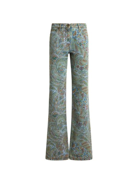 ETRO paisley-motif jeans - Blue - zdjęcie produktu nr 1