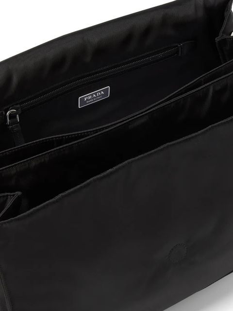 Prada large Traveller shoulder bag - Black