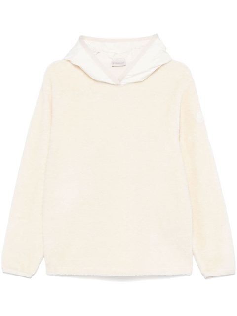 Moncler fleece hoodie - White - zdjęcie produktu nr 1