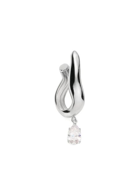 Magda Butrym Drop crystal wave earrings - Silver - zdjęcie produktu nr 1