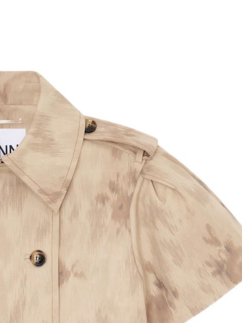 GANNI double-breasted short-sleeve jacket - Neutrals - zdjęcie produktu nr 2