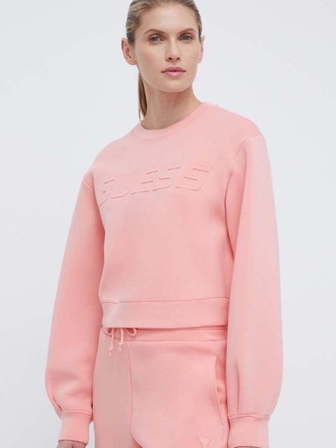 Guess bluza CINDRA damska kolor różowy melanżowa V3BQ15 K7UW2 - zdjęcie produktu nr 1