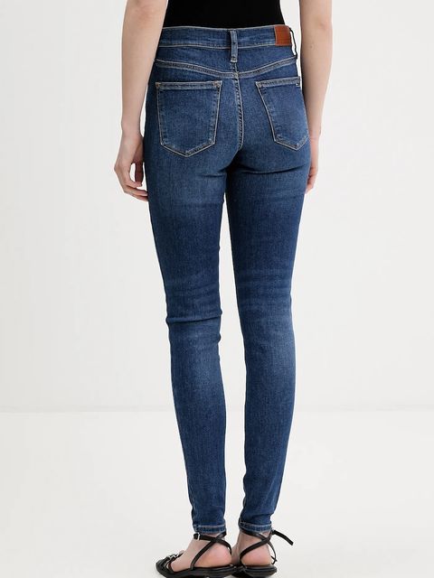 Tommy Jeans jeansy damskie kolor granatowy DW0DW22455 - zdjęcie produktu nr 2