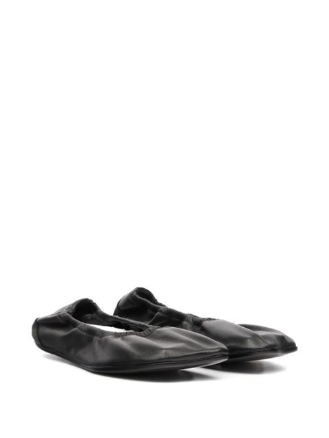 MM6 Maison Margiela gathered ballet flats - Black - zdjęcie produktu nr 2