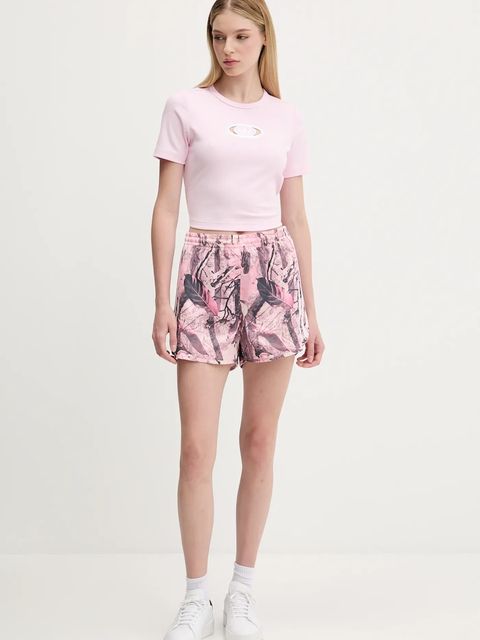 adidas Originals t-shirt Cut Out Rib Tee damski kolor różowy KE3737 - zdjęcie produktu nr 2