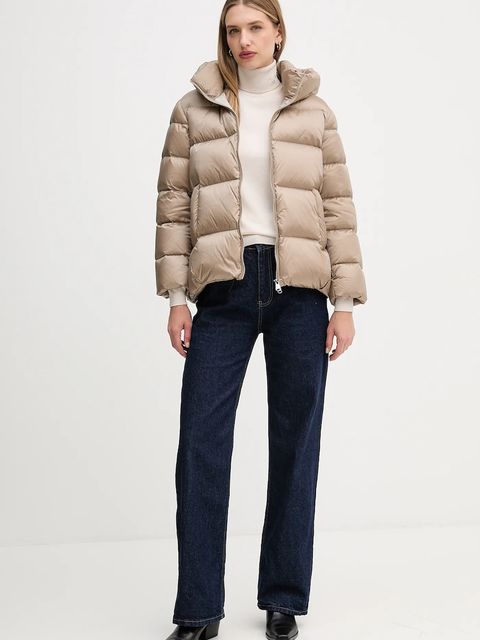 Hetrego kurtka puchowa ARINA kolor brązowy zimowa oversize 8P600 - zdjęcie produktu nr 2