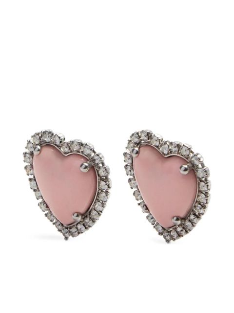 Valentino Garavani Coeur Hyperbole clip-on earrings - Silver