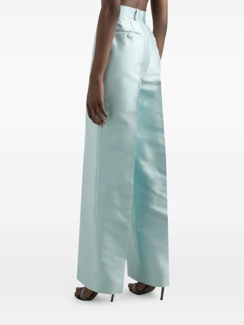 Dolce & Gabbana Shantung silk trousers - Blue