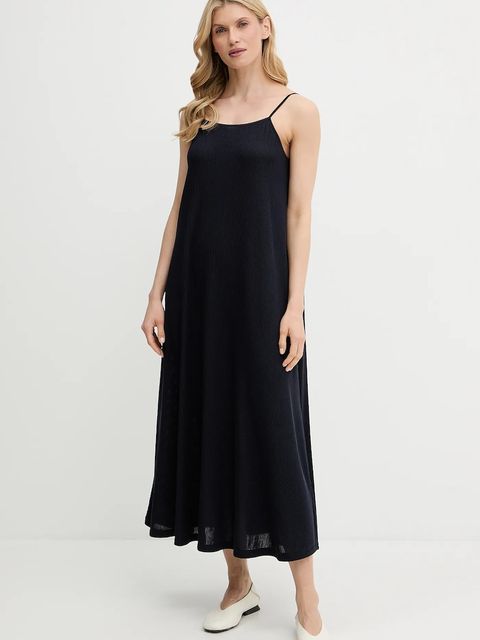 Marc O'Polo sukienka kolor granatowy maxi oversize 5000006568 - zdjęcie produktu nr 1