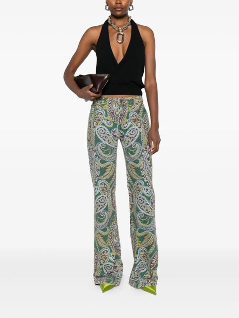 ETRO paisley-print jeans - Green - zdjęcie produktu nr 2