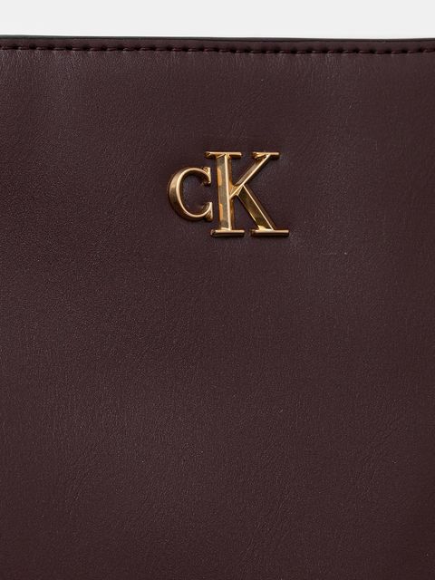 Calvin Klein torebka kolor bordowy LV04F3168G
