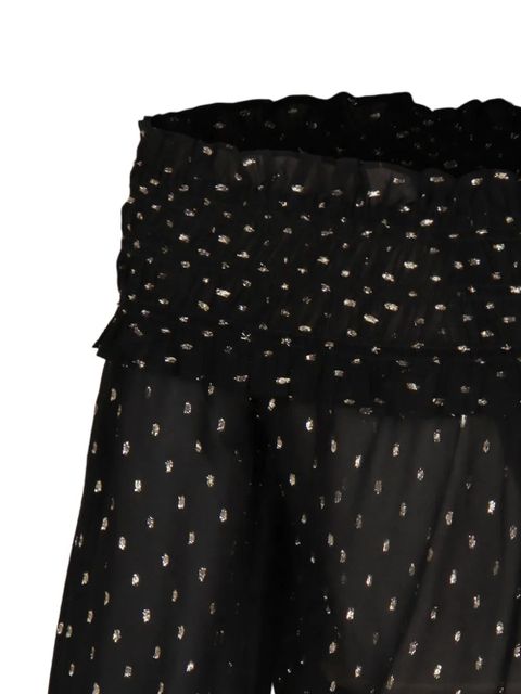 Self-Portrait off-shoulder ruffled top - Black - zdjęcie produktu nr 2