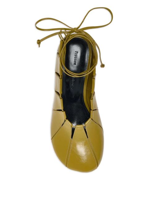 Proenza Schouler leather heeled pumps - Green - zdjęcie produktu nr 2