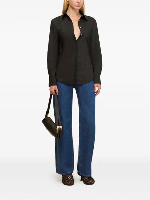 Cult Gaia Emelyn open-back shirt - Black - zdjęcie produktu nr 2