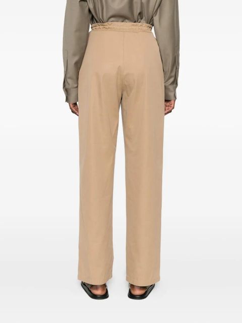 The Row Mende drawstring-waist trousers - Neutrals
