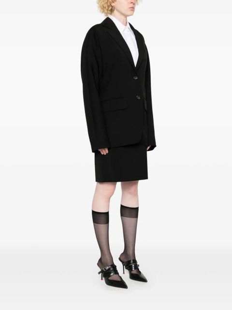 Sportmax Ecru blazer - Black